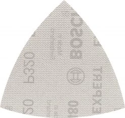 Bosch Bleu Accessoires Feuille Abrasive 93 X 93 Mm Delta 2608900723 Filet De Ponçage Expert M480 Pour Ponceuses Delta 93 Mm, K320, 5 Pièces
