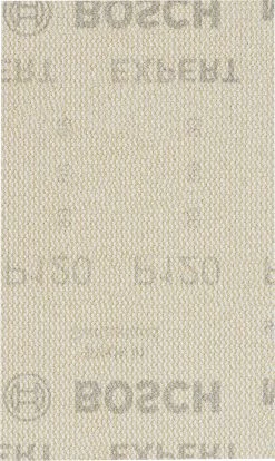 Bosch Bleu Accessoires Feuille Abrasive 80 X 133 Mm 2608900736 Filet De Ponçage Expert M480 Pour Ponceuses à Orbite Aléatoire 80 X 133 Mm, K120, 10 Pièces