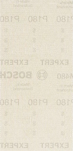 Bosch Bleu Accessoires Feuille Abrasive 93 X 186 Mm 2608900747 Filet De Ponçage Expert M480 Pour Ponceuses à Orbite Aléatoire 93 X 186 Mm, K180, 10 Pièces