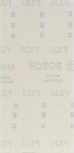 Bosch Bleu Accessoires Feuille Abrasive 93 X 186 Mm 2608900750 Filet De Ponçage Expert M480 Pour Ponceuses à Orbite Aléatoire 93 X 186 Mm, K320, 10 Pièces