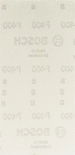 Bosch Bleu Accessoires Feuille Abrasive 93 X 186 Mm 2608900751 Filet De Ponçage Expert M480 Pour Ponceuses à Orbite Aléatoire 93 X 186 Mm, K400, 10 Pièces