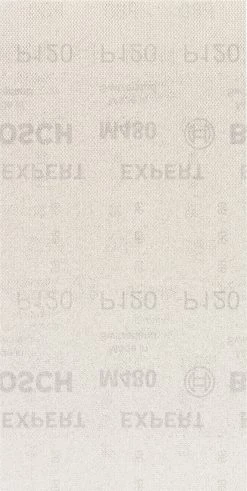 Bosch Bleu Accessoires Feuille Abrasive 115 X 230 Mm 2608900763 Filet De Ponçage Expert M480 Pour Ponceuses à Orbite Aléatoire 115 X 230 Mm, K120, 10 Pièces