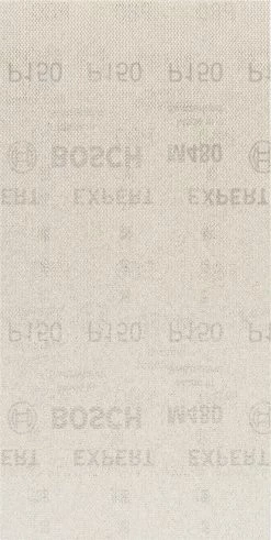 Bosch Bleu Accessoires Feuille Abrasive 115 X 230 Mm 2608900764 Filet De Ponçage Expert M480 Pour Ponceuses à Orbite Aléatoire 115 X 230 Mm, K150, 10 Pièces