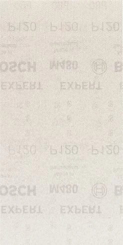 Bosch Bleu Accessoires Feuille Abrasive 115 X 230 Mm 2608900772 Filet De Ponçage Expert M480 Pour Ponceuses à Orbite Aléatoire 115 X 230 Mm, K120, 50 Pièces