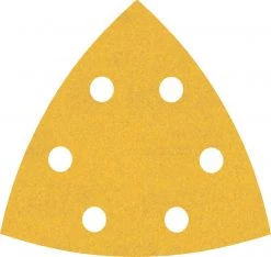 Bosch Bleu Accessoires Feuille Abrasive 93 X 93 Mm Delta 2608900832 Expert C470 Jeu De Papier Abrasif Pour Ponceuses Delta 93 Mm, K60/120/240 6 Pièces