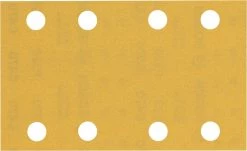 Bosch Bleu Accessoires Feuille Abrasive 80 X 133 Mm 2608900884 Expert C470 Papier De Verre Avec 8 Trous 80 X 133 Mm, K320 10 Pcs.