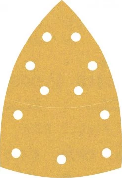 Bosch Bleu Accessoires Feuille Abrasive 102 X 62, 93 Mm Delta 2608900889 Expert C470 Papier De Verre Avec 11 Trous Pour Multi-sanders 102 X 62 Mm, 93 Mm, K180 10 Pcs.