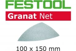 Festool Accessoires Feuille Abrasive 100 X 150 Mm Delta Abrasif Maillé STF DELTA P220 GR NET/50 Granat Net 203325