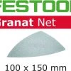 Festool Accessoires Feuille Abrasive 100 X 150 Mm Delta Abrasif Maillé STF DELTA P400 GR NET/50 Granat Net 203328 -Feuilles de ponçage Soldes abrasif maille stf delta p400 gr net 50 granat net 203328