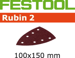 Festool Accessoires Feuille Abrasive 100 X 150 Mm Delta Abrasif STF DELTA/7 P120 RU2/10 Rubin 2 499145