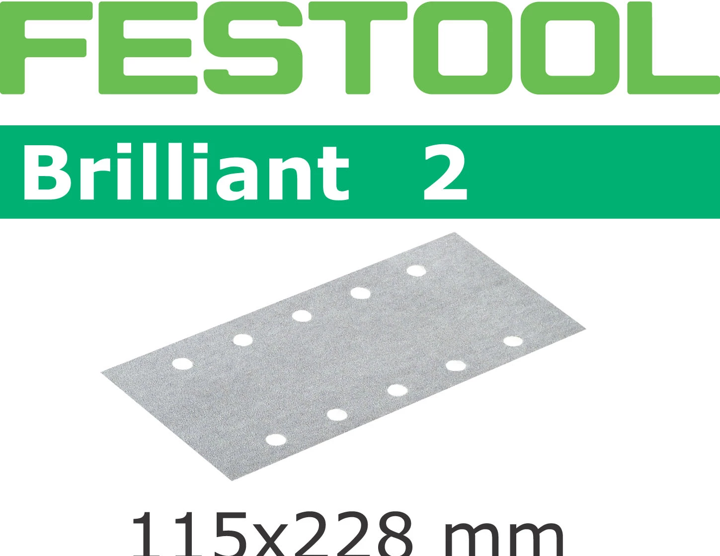 Festool Accessoires Feuille Abrasive 115 X 228 Mm Abrasifs Brilliant 2 STF 115x228 P100 BR2/100 492825 3 Festool Accessoires Feuille Abrasive 115 X 228 Mm Abrasifs Brilliant 2 STF 115x228 P100 BR2/100 492825