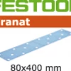 Festool Accessoires Feuille Abrasive 80 X 400 Mm Abrasifs STF 80X400 P100 GR/50 Granat 499631 -Feuilles de ponçage Soldes abrasifs stf 80x400 p100 gr 50 granat 499631