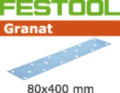 Festool Accessoires Feuille Abrasive 80 X 400 Mm Abrasifs STF 80X400 P100 GR/50 Granat 499631
