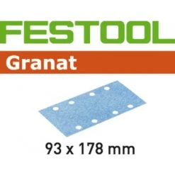Festool Accessoires Feuille Abrasive 93 X 178 Mm Abrasifs STF 93X178 P100 GR/100 Granat 499633