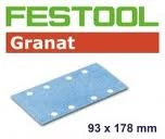Festool Accessoires Feuille Abrasive 93 X 178 Mm Abrasifs STF 93X178 P150 GR/100 Granat 498937