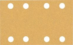 Bosch Bleu Accessoires Feuille Abrasive 80 X 133 Mm Expert C470 Feuille Abrasive à 8 Trous, K60 10 Pièces