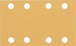 Bosch Bleu Accessoires Feuille Abrasive 80 X 133 Mm Expert C470 Feuille Abrasive à 8 Trous, K80 10 Pièces