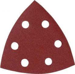 Makita Accessoires Feuille Abrasive 94 X 94 Mm Delta Feuille Abrasive 94x94 Mm Grain 120 RED 10 Pcs.