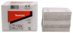 Makita Accessoires Feuille Abrasive 102 X 114 Mm P-42581 Feuille Abrasive 114x102 K320 Velcro Blanc 50 Pièces