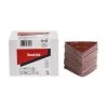 Makita Accessoires Feuille Abrasive 94 X 94 Mm Delta P-42662 Feuille Abrasive 94 X 94 K240 Velcro Rouge 50 Pièces