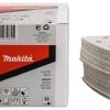 Makita Accessoires Feuille Abrasive 94 X 94 Mm Delta P-42846 Feuille Abrasive 94 X 94 K240 Velcro Blanc 50 Pièces